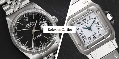 cartier vs rolex movement|Cartier vs Rolex diamond.